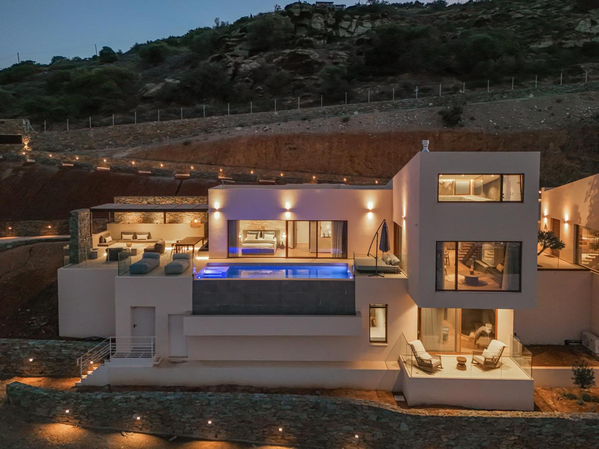 Villa Helios - Elevate Your Senses Agia Pelagia  Luaran gambar